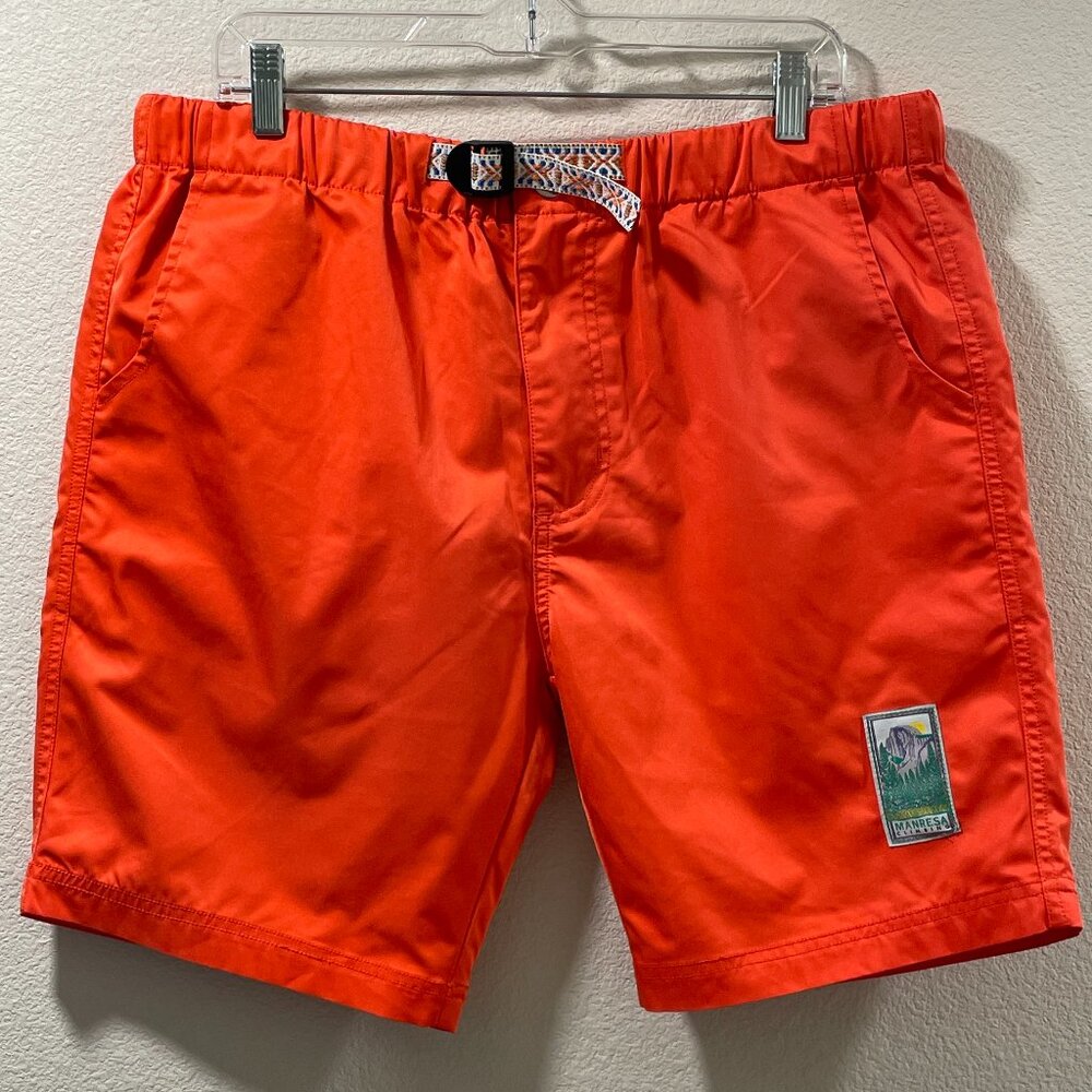 MEN'S MANRESA Outdoor Hiking Water Repellant Bermuda Shorts Orange Men Size XL